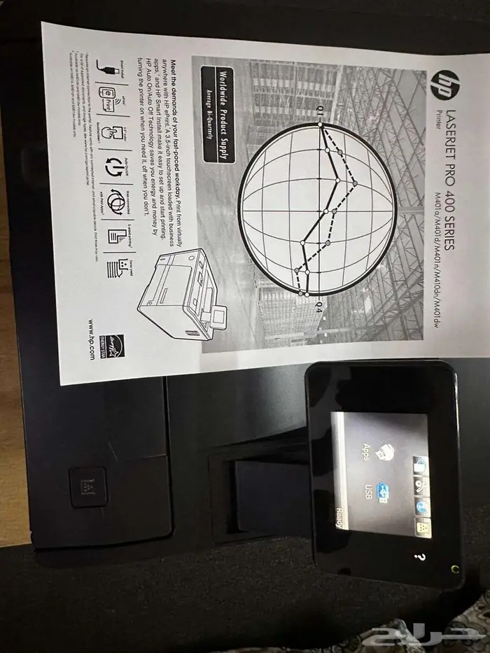 Hp laser jet pro printer with 80  ink Left 5