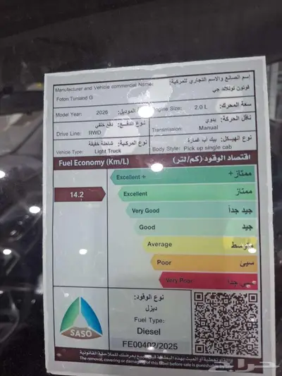 فوتون تولاند 2026 غمارة index