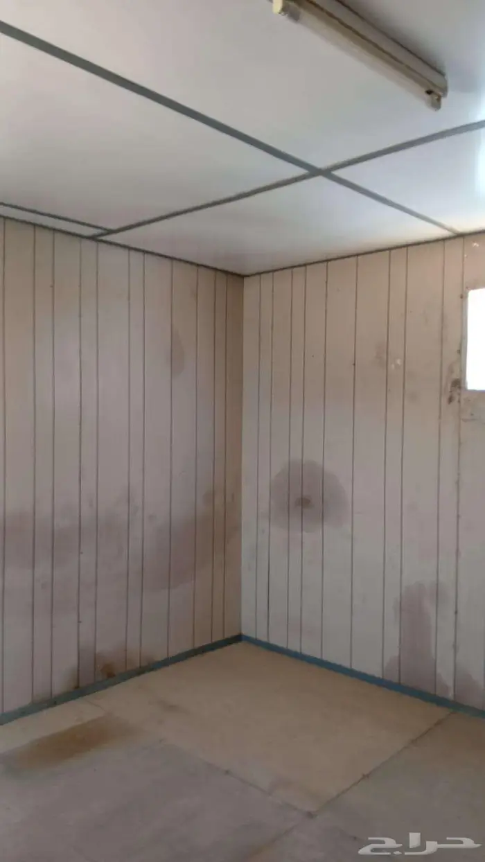 للبيع بركس غرفه جاهزه متنقلة كارافان 4في12 مقسم ثلاث غرف 2