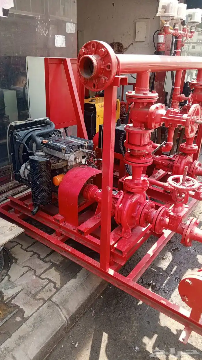 فني مضخات حريق صيانة وتركيب مضخات ورشاشات وصناديق انظار صيان 3