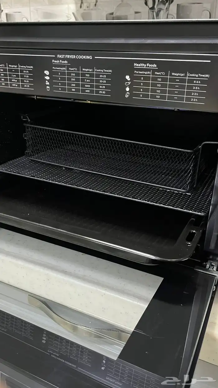 فرن كهربائي لوكسيل مع قلاية هوائية تركي .(جديد) 5