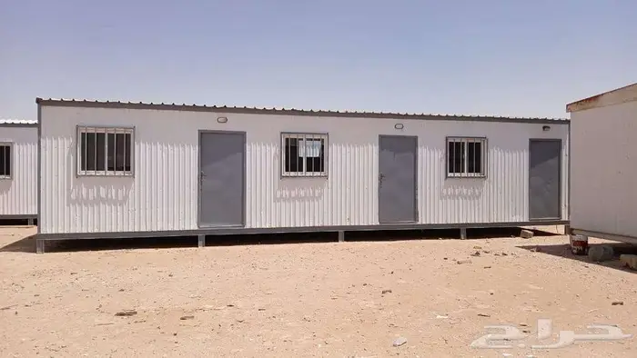 للبيع بركس غرفه جاهزه متنقلة كارافان 4في12 مقسم ثلاث غرف 0