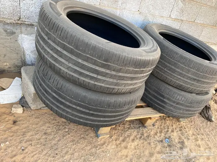 كفرات للبيع مقاس( 275 )  (55 )جنط( 20 ) 0