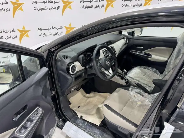 نيسان صني بنزين فل كامل ابيض واسود 2024 عرض خاص 6
