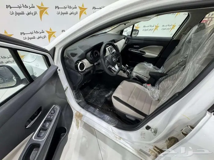 نيسان صني بنزين فل كامل ابيض واسود 2024 عرض خاص 14