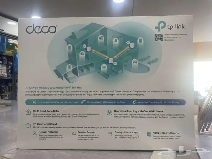 لينك مجموعة شبكة محلية لاسلكية deco ax5400من ديكو 2