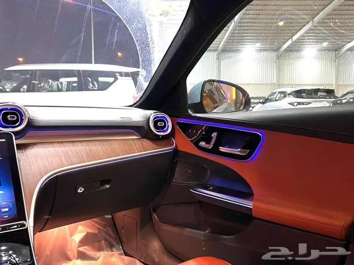 مرسيدس c200 جفالي الموتر بحالة الوكالة موديل 2022 10