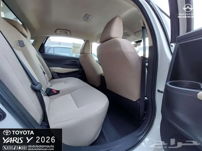 تويوتا - يارس فئة Y موديل 2026 بمحرك 1.3 يوجد تقسيط 10
