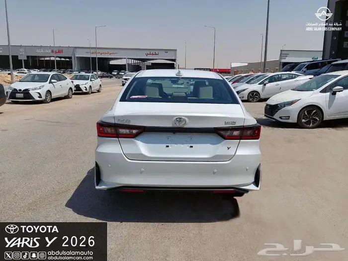 تويوتا - يارس فئة Y موديل 2026 بمحرك 1.3 يوجد تقسيط 4