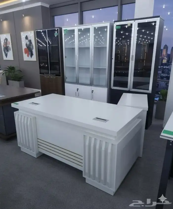 مودرن فخم مكتب مجموعة طقم كامل كنب كرسي جلد تخفيضات على سعر 17