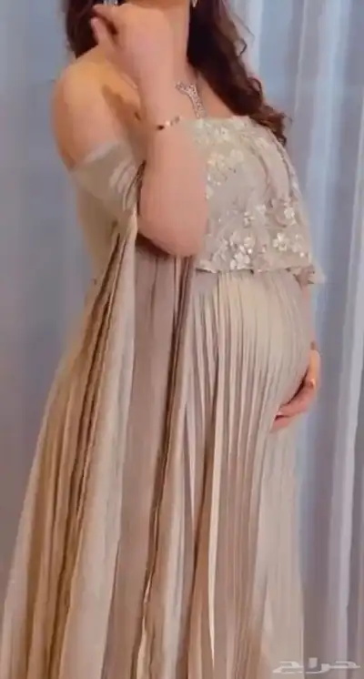 فستان حمل فخم للسهرات جديد جيزان وضواحيها 0