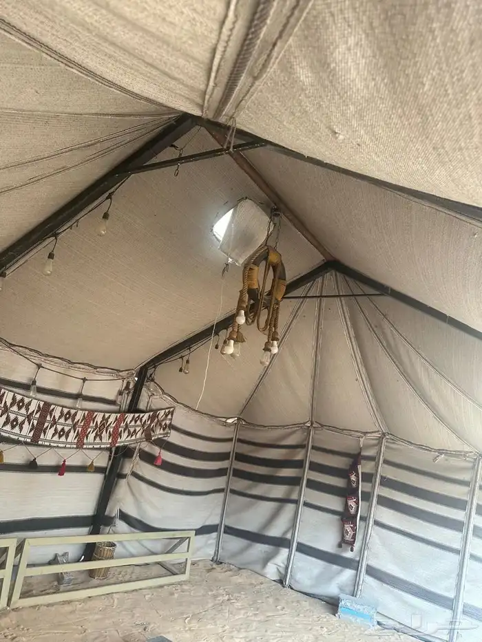 خيمة بيت شعر أبيض 1