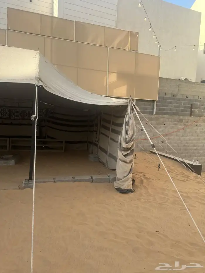 خيمة بيت شعر أبيض 3