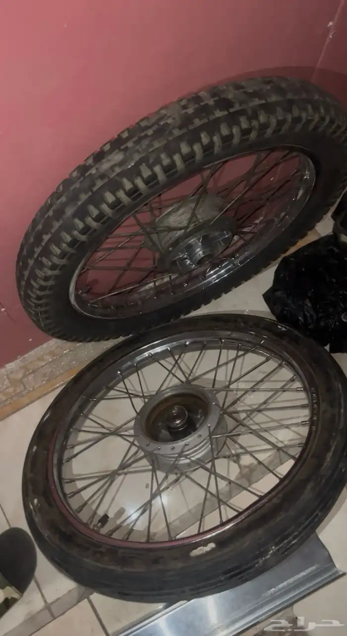 جنط مع كفر دباب اكس 100 0