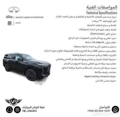 انفينيتي QX80 2025 index