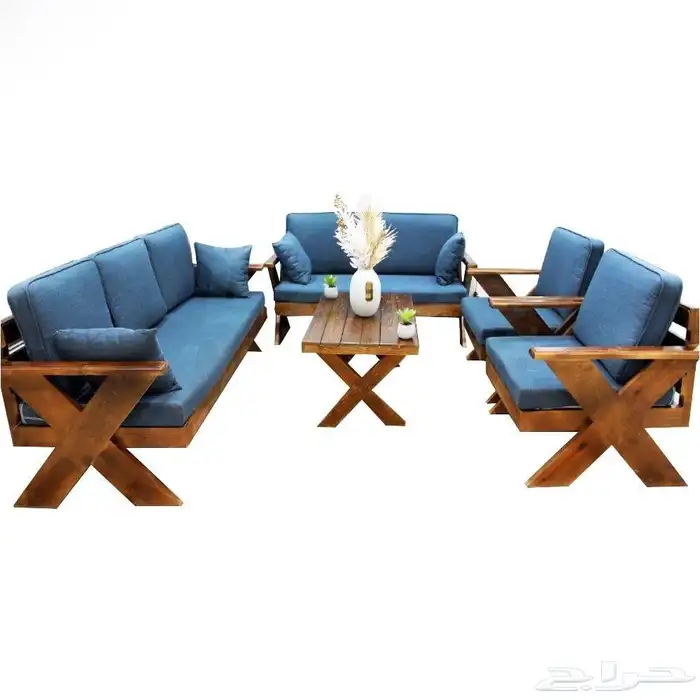 جلسات خارجيه خشب وحديد تفصيل علي حسب طلب العميل 0