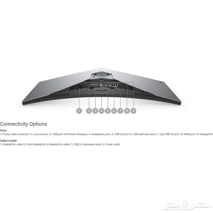 شاشة Dell Alienware AW3418DW - واسعة 34 بوصة 7