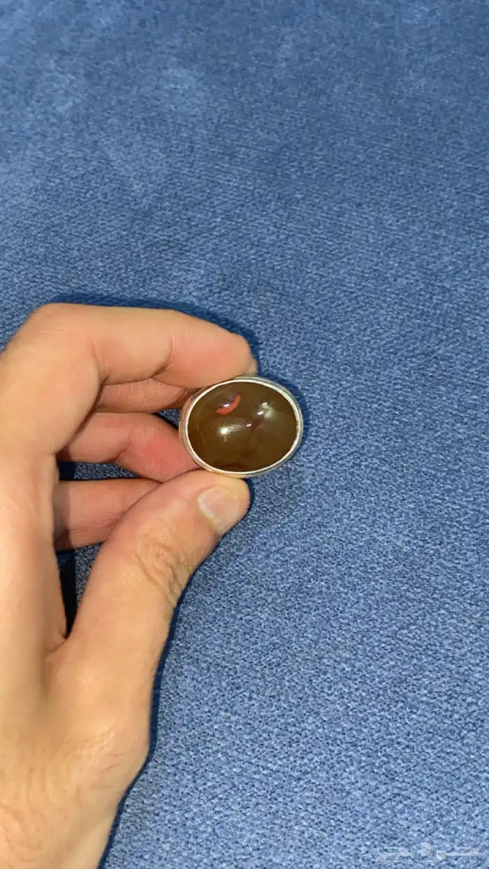 خواتم تفصيل للبيع عقيق مشجر وعقيق يماني فضة ثقيله 4