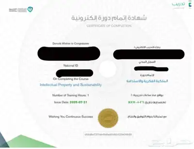 شهادات دروب و hp index