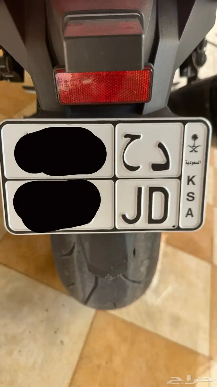 للبيع لوحة د ح دراجة ناريه ريس دباب ارقام متسلسله 0