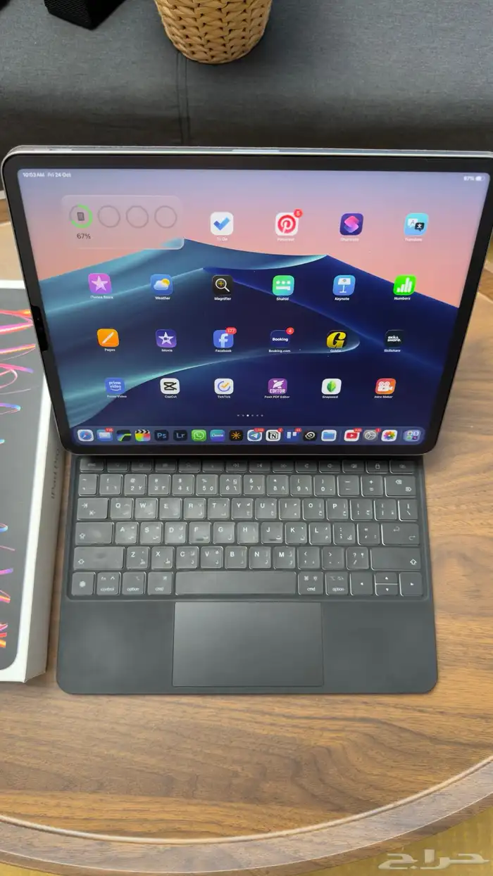 ايباد برو 12.9 M2 شبه جديد 6