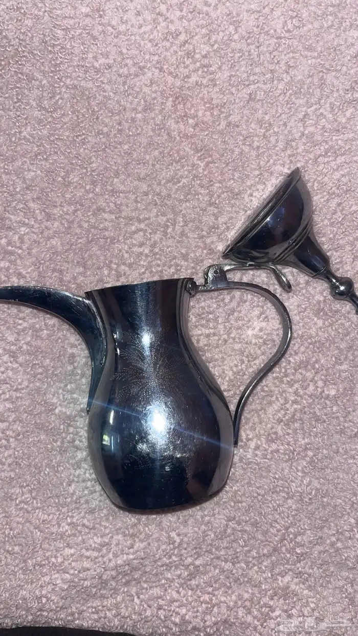 دلات قهوه الممتاز معدن اصلي - جديده استخدمها مره وحده 5