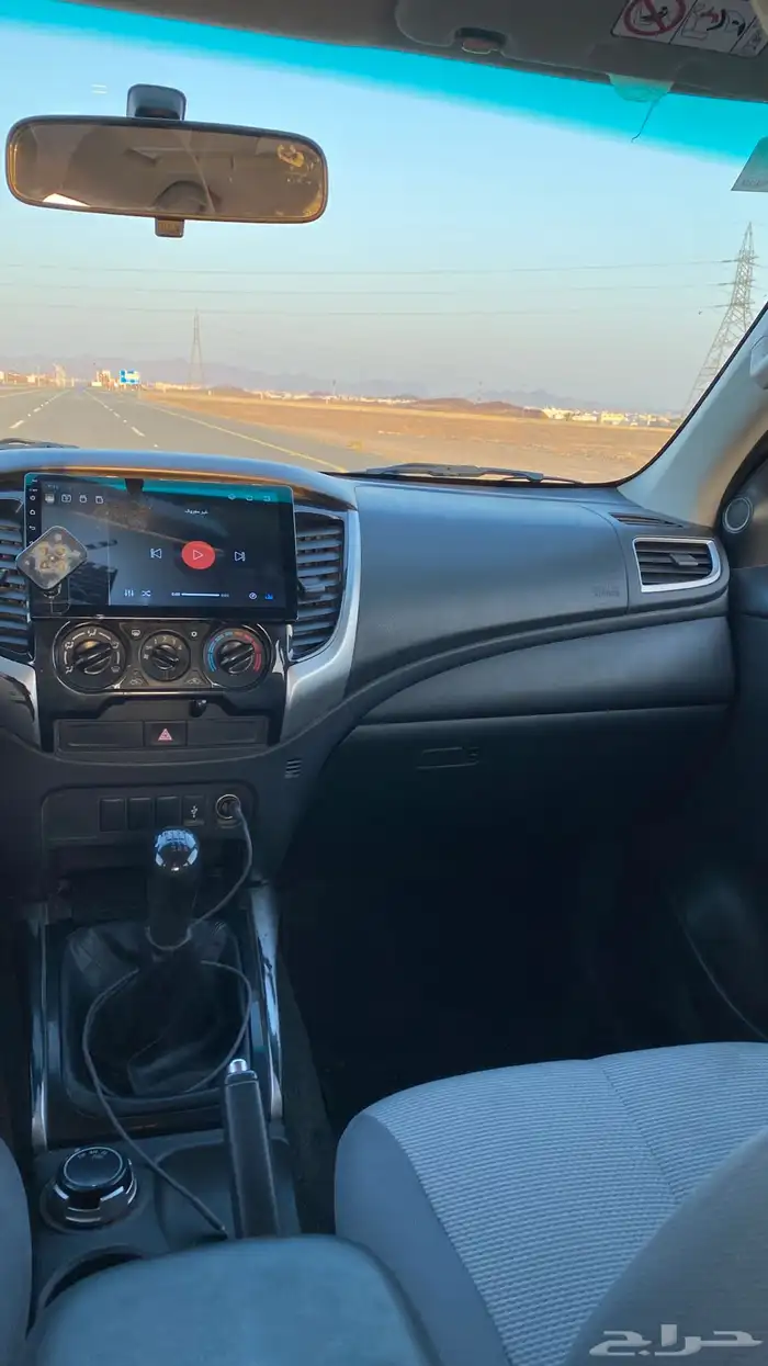 ديزل ميستوبيشي 2022 قيرعادي دبل الون ابيض بدي وكاله 25