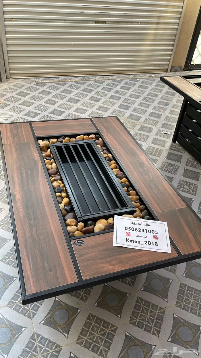 طاولات حدائق وتدفئه وشواء وفخمه 60