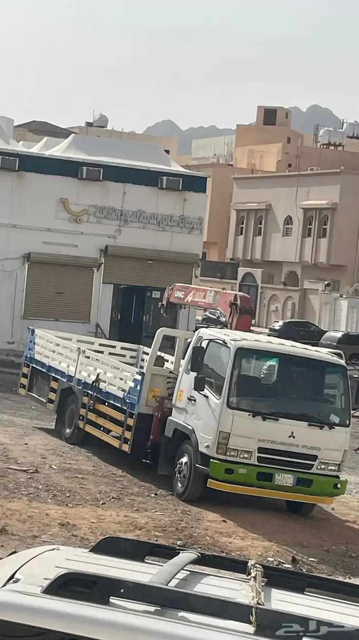 للإيجار ونش كرين سله ثابت متحرك موجود 25طن7طن سطحه بوم تراك 7