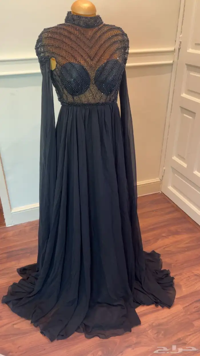 فستان اسود القياس يلبس لارج واكس لارج للبيع 200 2