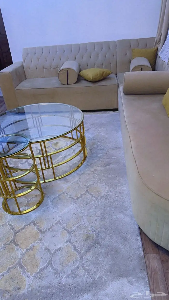 كنب حرف ال مع طاولته 5