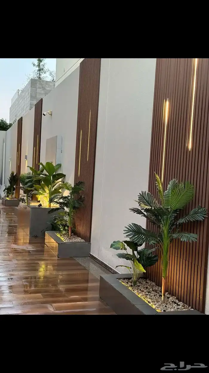 تنسيق حدائق وتنفيذ شلالات 6