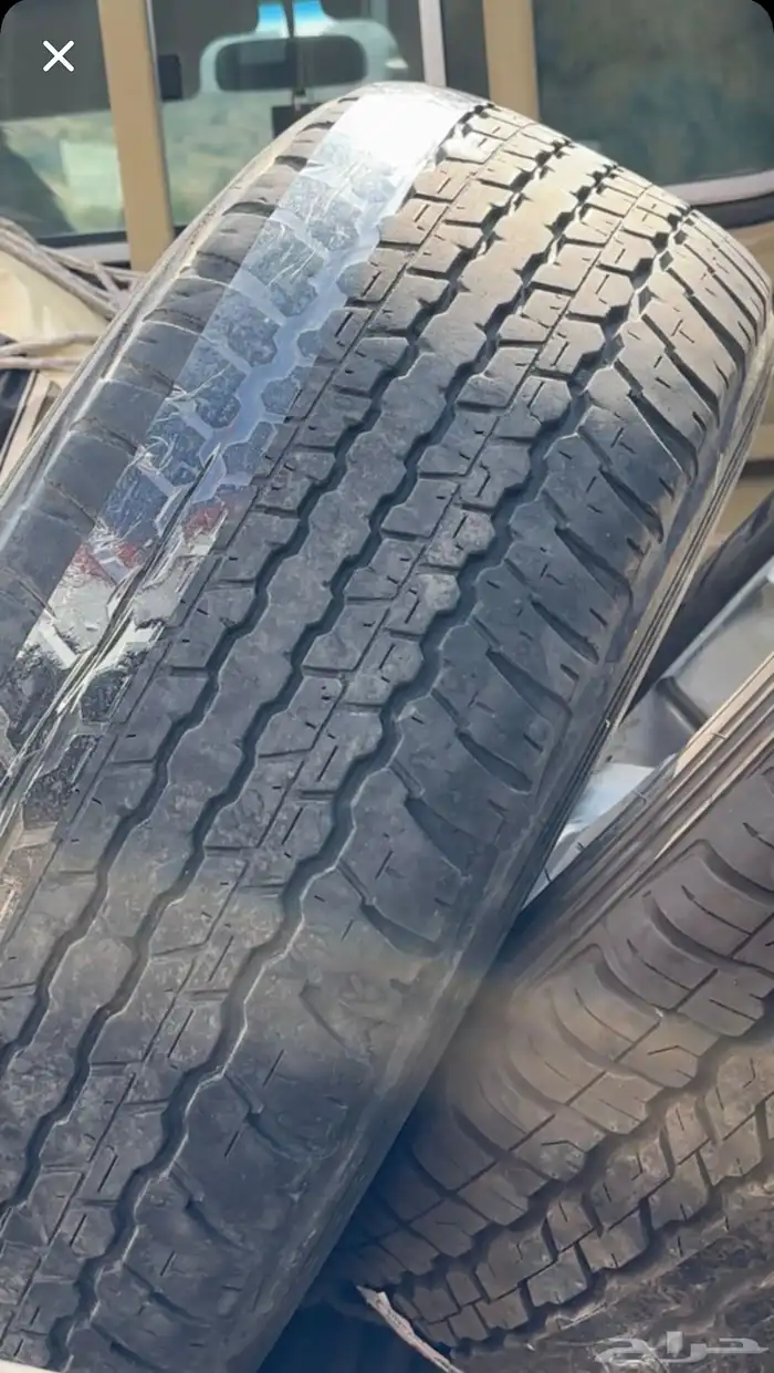 4 كفرات دنلوب مقاس 17 0