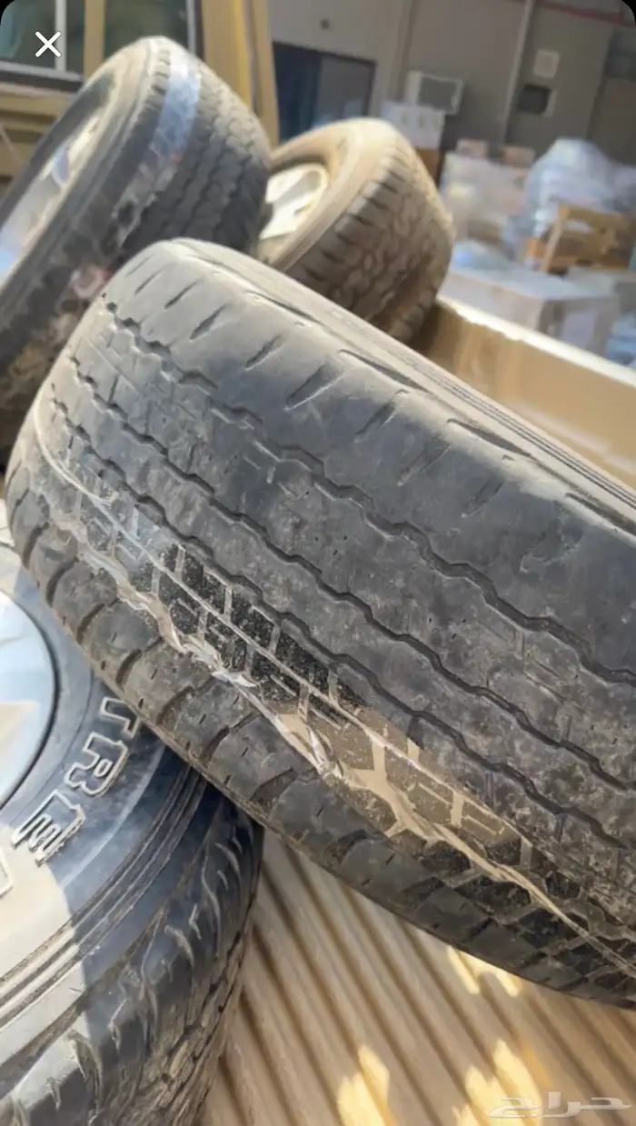 4 كفرات دنلوب مقاس 17 2