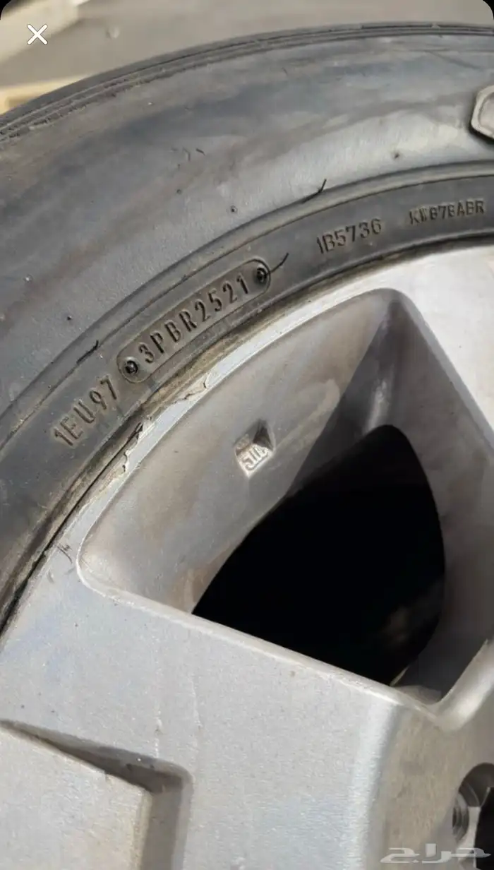 4 كفرات دنلوب مقاس 17 5