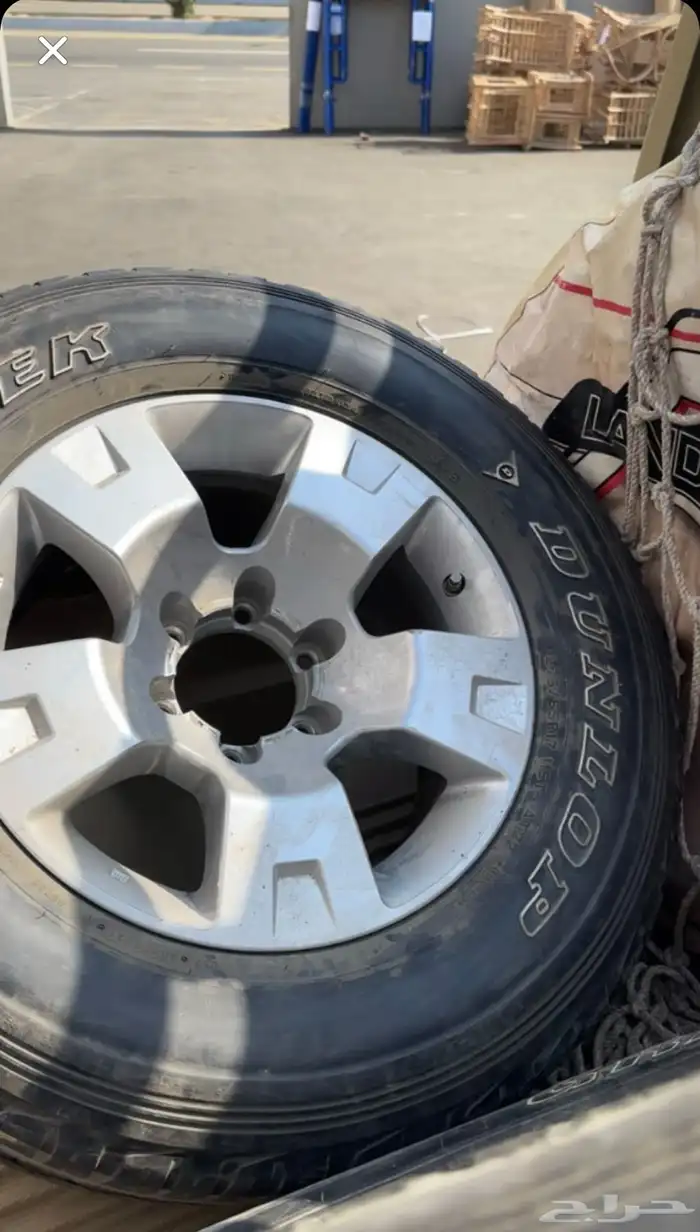 4 كفرات دنلوب مقاس 17 3