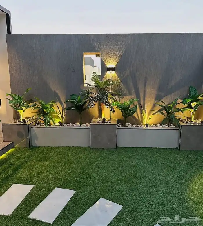 تنسيق حدائق وتنفيذ شلالات 7