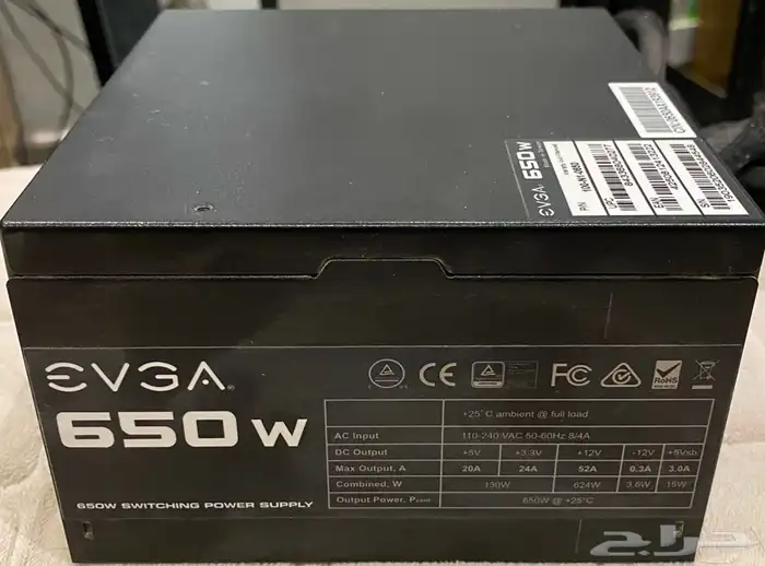 power supply EVGA 650 W 0