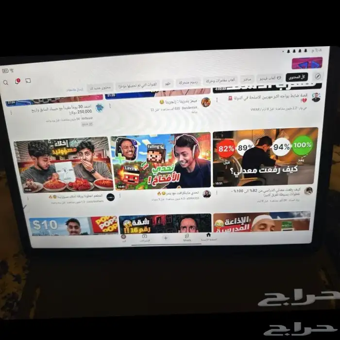 مطلوب ايباد  ذاكرة فوق 128 وسعره حول 300 0