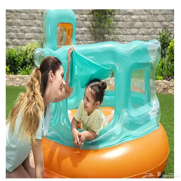 نطيطه على شكل حلقات 152 152 متر ا 117 سم 3