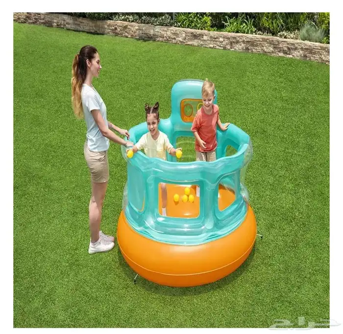 نطيطه على شكل حلقات 152 152 متر ا 117 سم 5