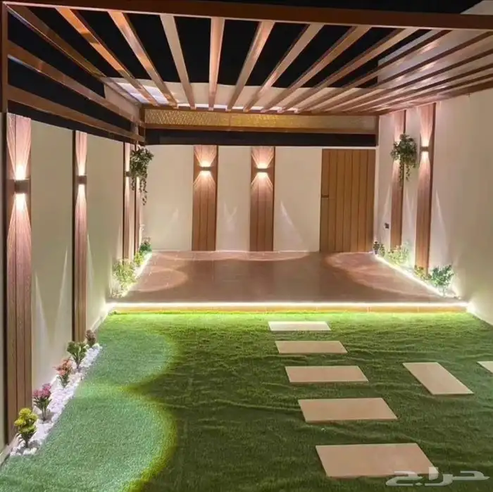 تنسيق حدائق وتنفيذ شلالات 8