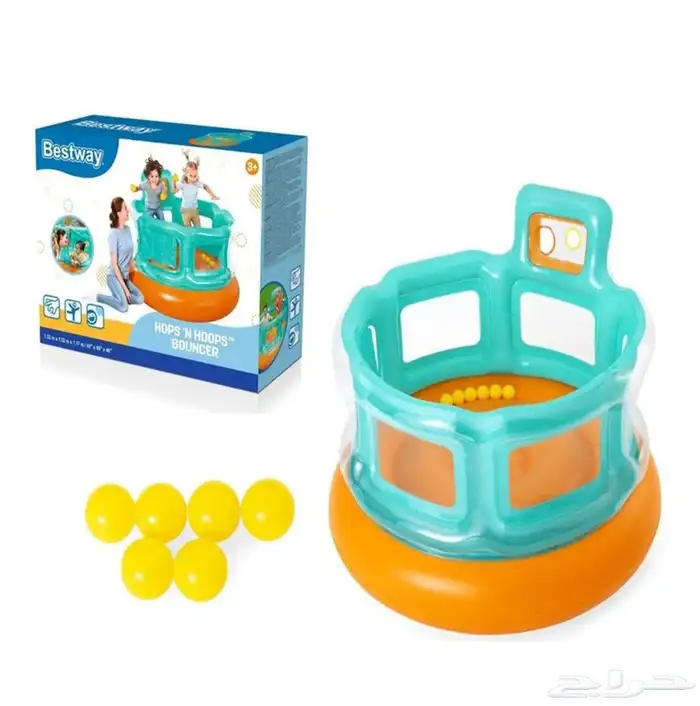 نطيطه على شكل حلقات 152 152 متر ا 117 سم 1