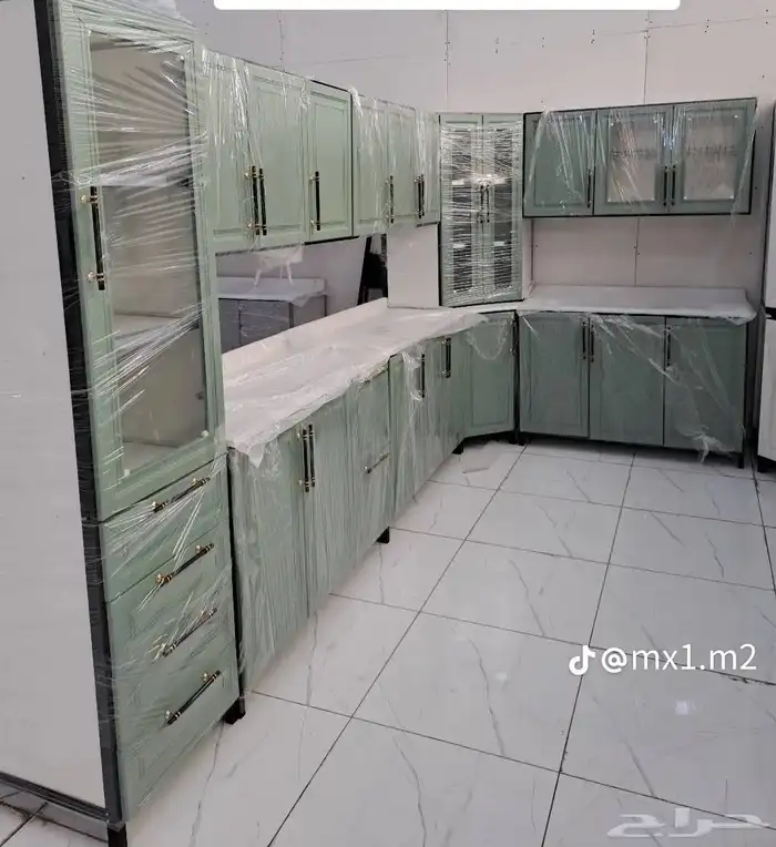 مطابخ جديده جاهزه صاج المنيوم خزائن مطبخ 5