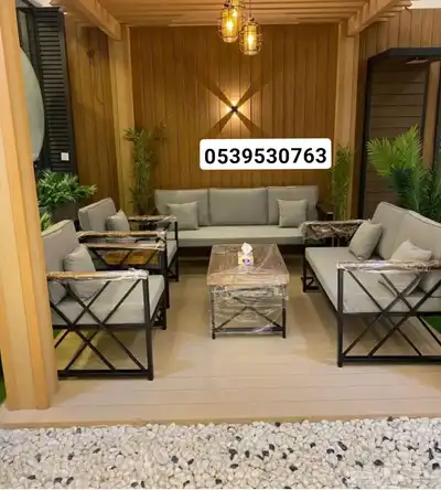 جلسات خارجية حديد وخشب index