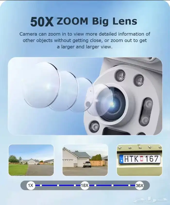 كاميرات مراقبه خارجيه على الطاقه الشمسيه بشريحة 4G 1