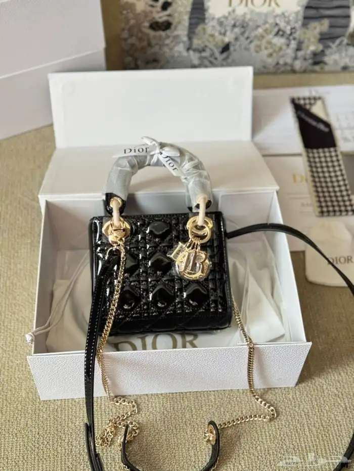 حقيبة ديور ميني ليدي   Mini Lady Dior Bag   أناقة بحجم صغير 1
