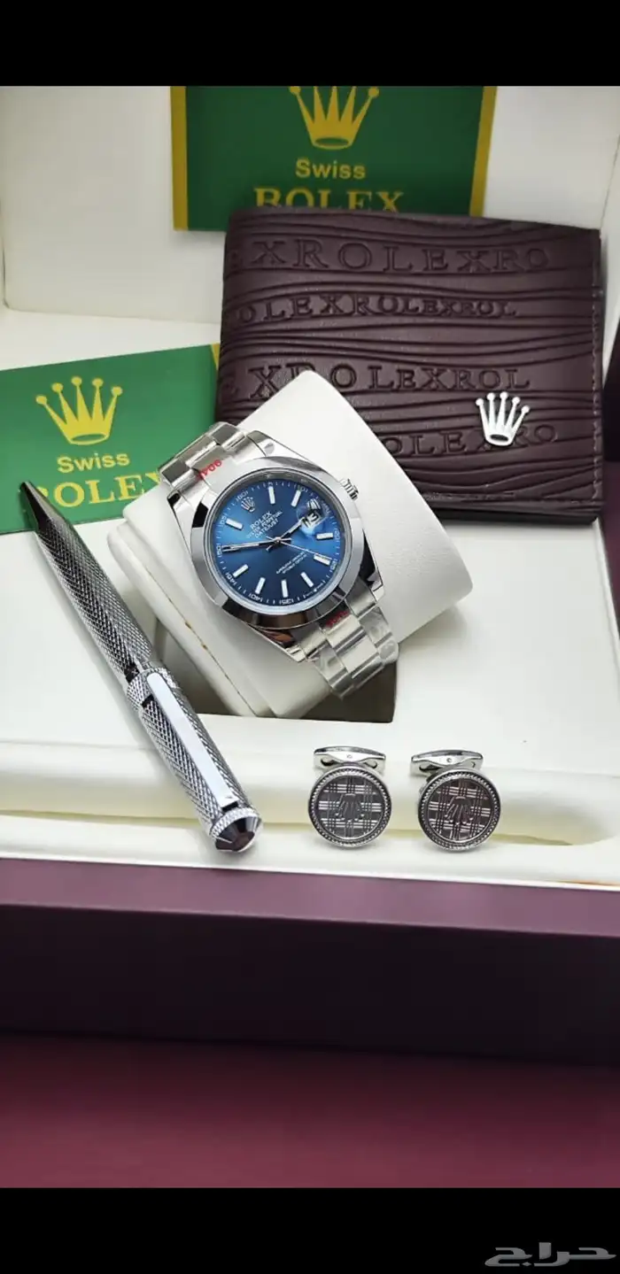 هداياء ساعات ماركات عالميه درجه اولى طبق الاصل 24