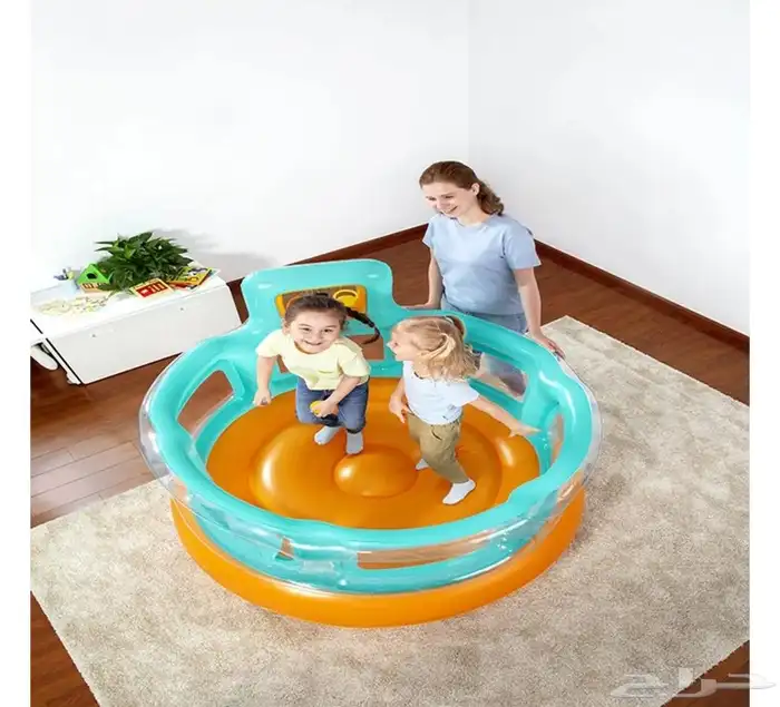 نطيطه على شكل حلقات 152 152 متر ا 117 سم 7