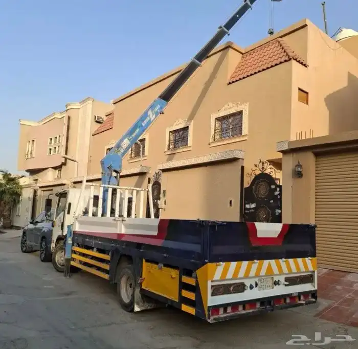 للإيجار ونش كرين سله ثابت متحرك موجود 25طن7طن سطحه بوم تراك 2